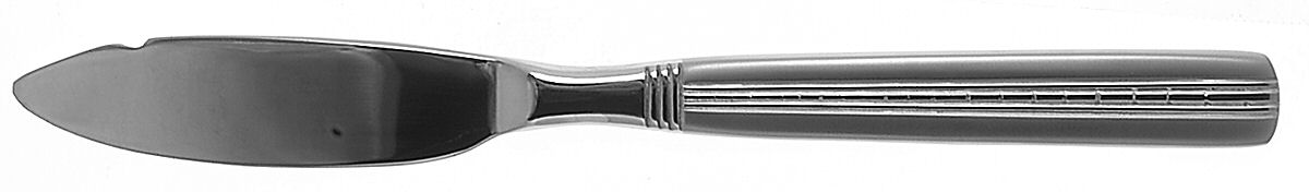 Tuxedo (Stainless) Flat Handle Master Butter Knife by Wedgwood Silver-1