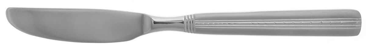 Tuxedo (Stainless) Flat Handle Butter Spreader by Wedgwood Silver-1