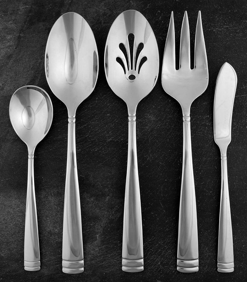 Conover (Stainless) 5 Piece Hostess Set by Waterford-1