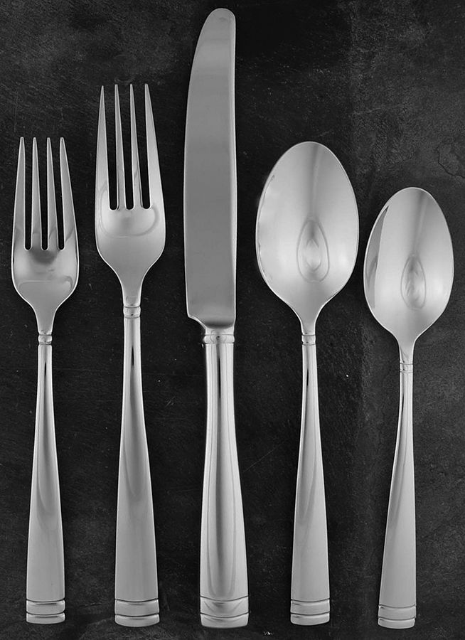 Conover (Stainless) 5 Piece Place Setting by Waterford-1
