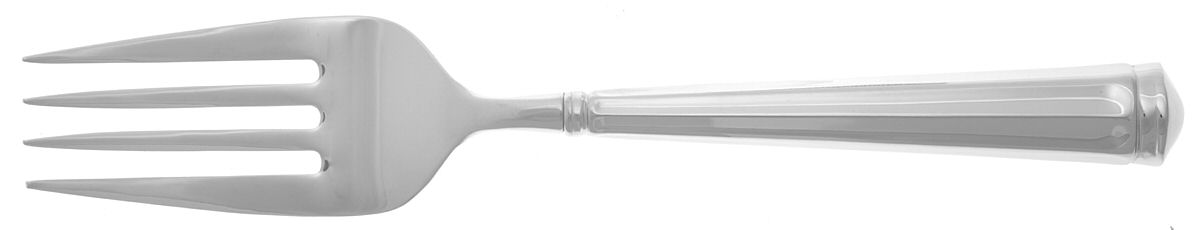 Grafton Street (Stainless) Large Solid Cold Meat Serving Fork by Waterford-1