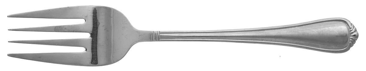 Alton (Stainless) Medium Solid Cold Meat Serving Fork by Wallace Silver-1