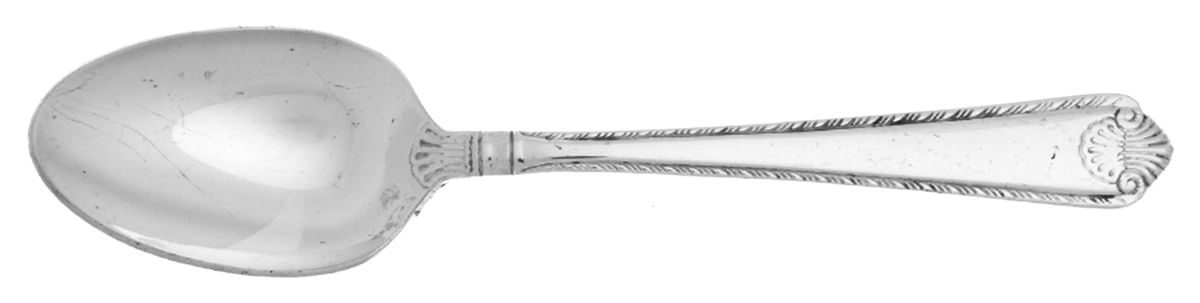 French Shell (Silverplate) Place/Oval Soup Spoon by Wallace Silver-1