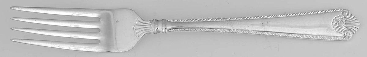 French Shell (Silverplate) Fork by Wallace Silver-1