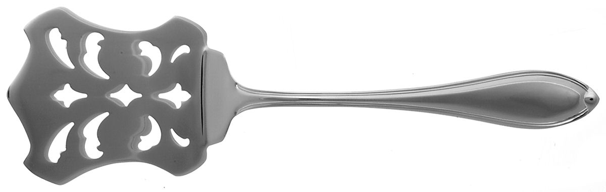 Royal Tip (Silverplate) Solid Flat Pierced Server by Wallace Silver-1