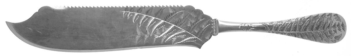 WWN2 (Sterling) Solid Bright Cut Cake Saw by W.W. Wilson-1