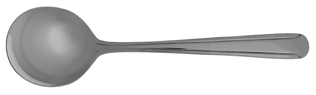 WAS156 (Stainless) Round Bowl Soup Spoon (Bouillon) by Wallace Silver-1