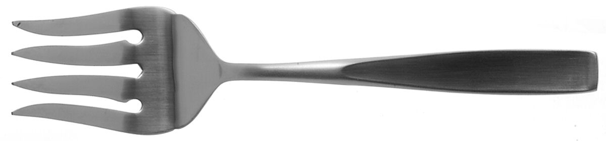 Bedford (Stainless) Medium Solid Cold Meat Serving Fork by Wallace Silver-1