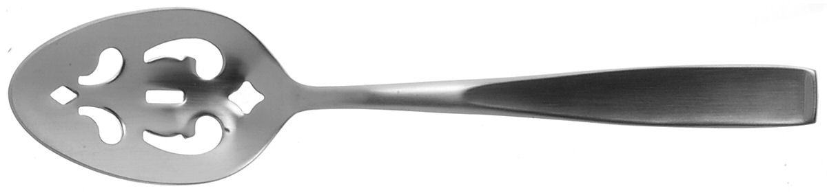 Bedford (Stainless) Pierced Tablespoon (Serving Spoon) by Wallace Silver-1