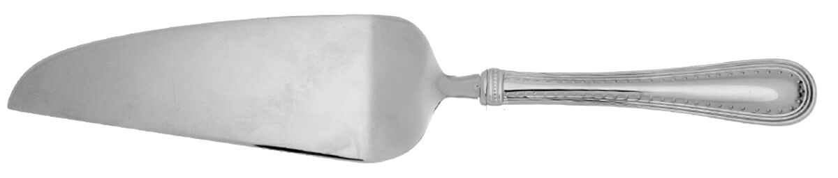 Grosgrain (Stainless) Pie and Cake Server with Stainless Blade HC by Wedgwood Silver-1