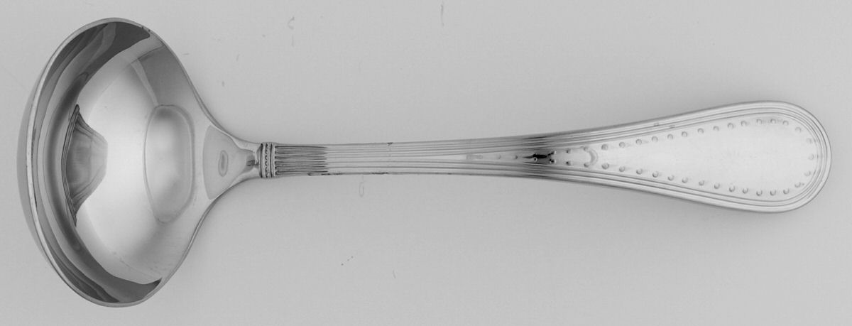 Grosgrain (Stainless) Solid Gravy Ladle by Wedgwood Silver-1