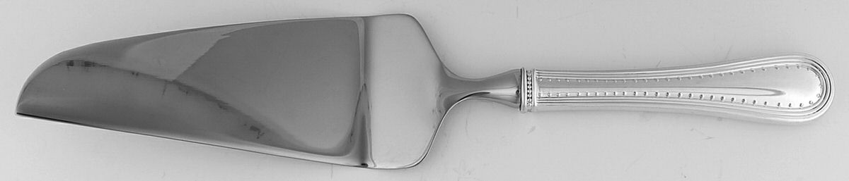 Grosgrain (Sterling) Pie & Cake Server with Stainless Blade by Wedgwood Silver-1