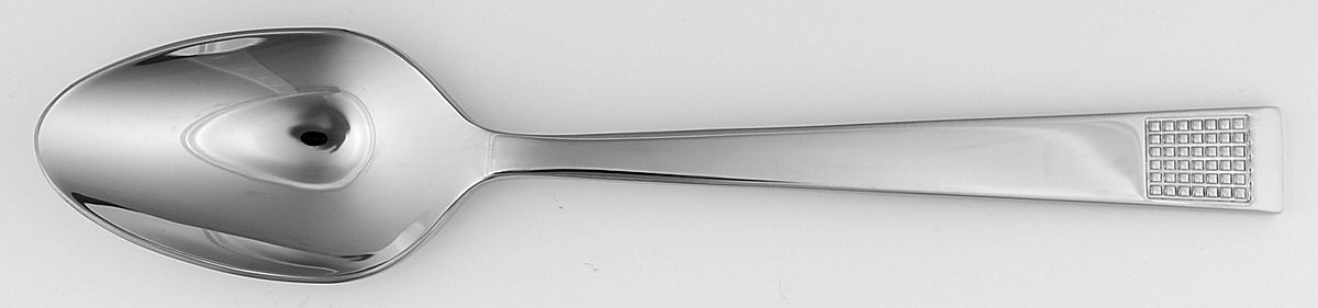 Blanc Sur Blanc (Stainless) Tablespoon (Serving Spoon) by Wedgwood Silver-1