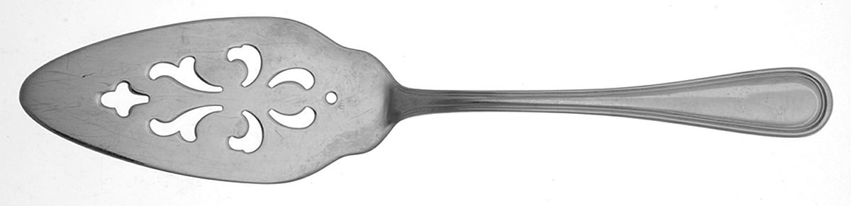 WAS159 (Stainless) Pierced All Stainless Pie Server by Wallace Silver-1