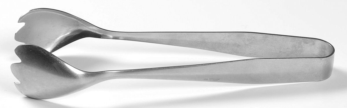 Stainless Flatware Large Ice Serving Tongs by WMF Flatware-1