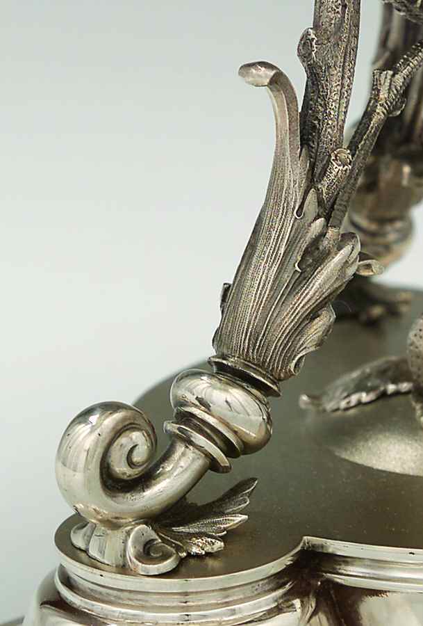 Bird (Sterling, Hollowware) Centerpiece/Fruit Stand by John R Wendt-3