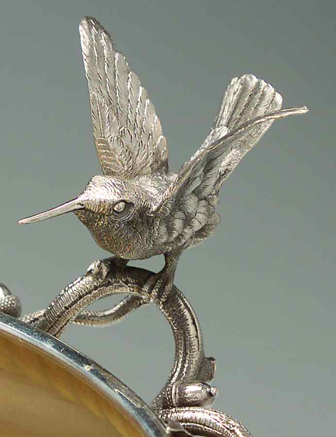 Bird (Sterling, Hollowware) Centerpiece/Fruit Stand by John R Wendt-5
