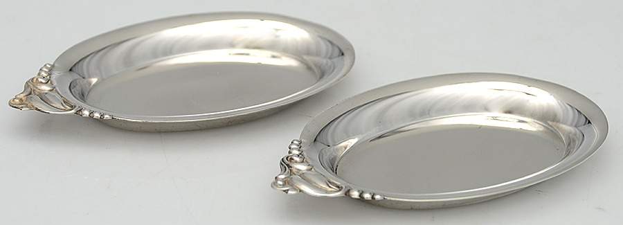 WSC4H (Sterling, Hollowware) Butter Pat - Set of 2 by Webster Co-1