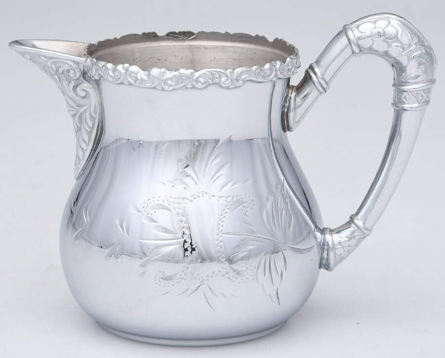 183 (Silverplate, Hollowware) Creamer by Waltham Silver Co-1