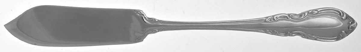 Lafayette (Silverplate) Flat Handle Master Butter Knife by Wallace Silver-1