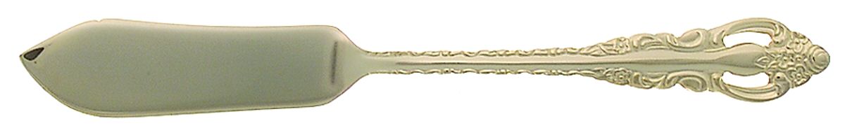 Golden Countess (Electroplate) Flat Handle Master Butter Knife by Wallace Silver-1