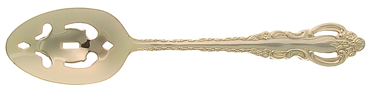 Golden Countess (Electroplate) Pierced Tablespoon (Serving Spoon) by Wallace Silver-1