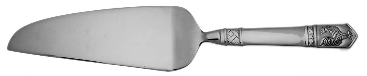 Rooster (Stainless) Pie and Cake Server with Stainless Blade HC by Wallace Silver-1