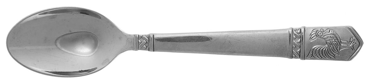 Rooster (Stainless) Place/Oval Soup Spoon by Wallace Silver-1