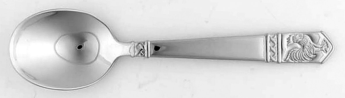 Rooster (Stainless) Sugar Spoon by Wallace Silver-1