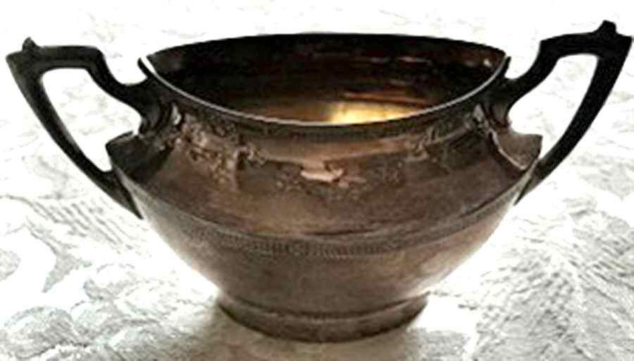 3149N (Silverplate, Hollowware) Sugar Bowl No Lid by Wallace Silver-1