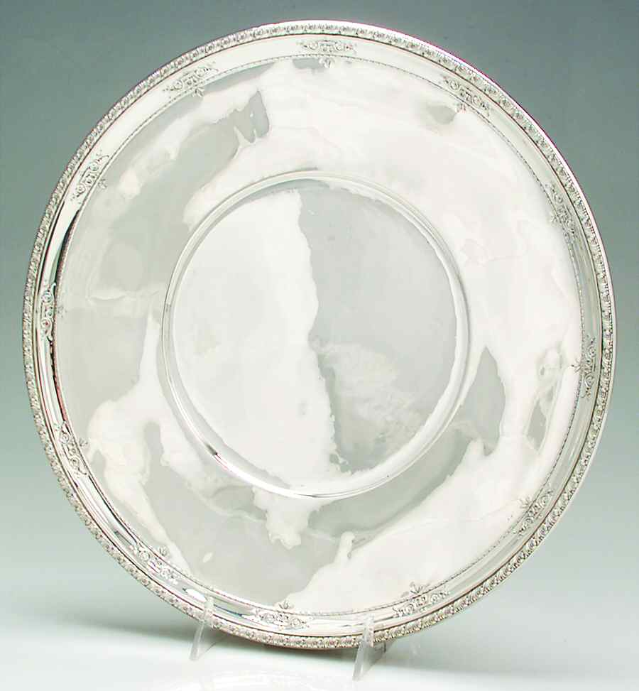 4275-9 (Sterling, Hollowware) 13" Round Tray by Wallace Silver-1