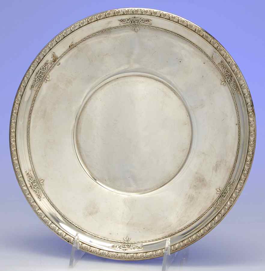 4275-9 (Sterling, Hollowware) Sterling Sandwich Plate by Wallace Silver-1