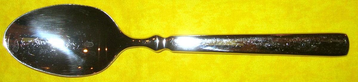 Gauntlet (Stainless) Place/Oval Soup Spoon by Wallace Silver-1