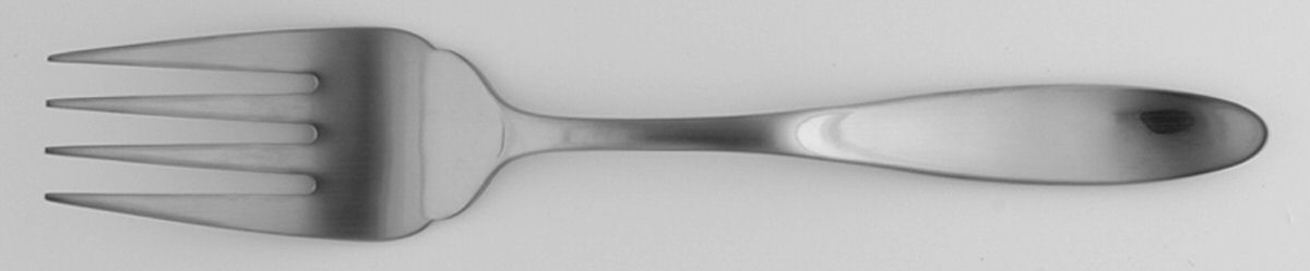 Array (Stainless) Large Solid Cold Meat Serving Fork by Wallace Silver-1