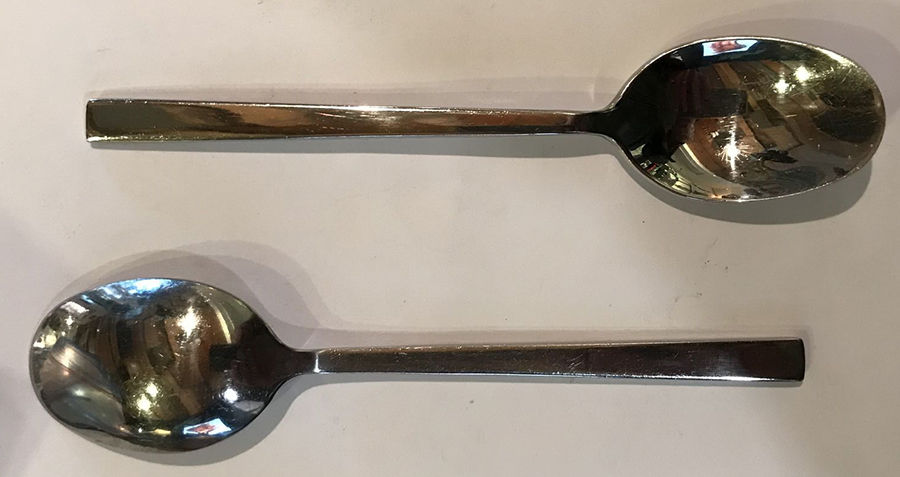 Cube (Stainless) Place/Oval Soup Spoon by West Elm-1