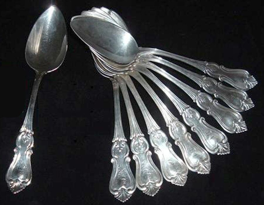 WHS32 (Sterling) Place/Oval Soup Spoon by Wood & Hughes-1