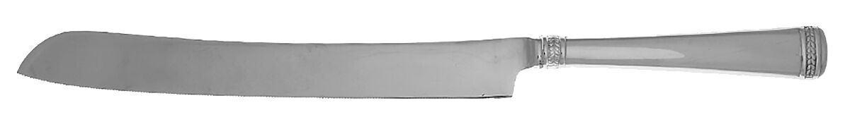 Notting Hill (Stainless) Wedding Cake Knife with Stainless Blade HC by Wedgwood Silver-1