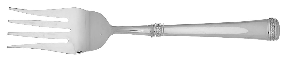 Notting Hill (Stainless) Cold Meat Fork Large, Stainless Tines HC by Wedgwood Silver-1