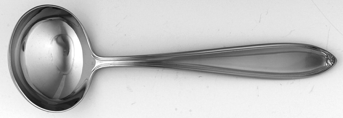 India (Stainless) Solid Gravy Ladle by Wedgwood Silver-1