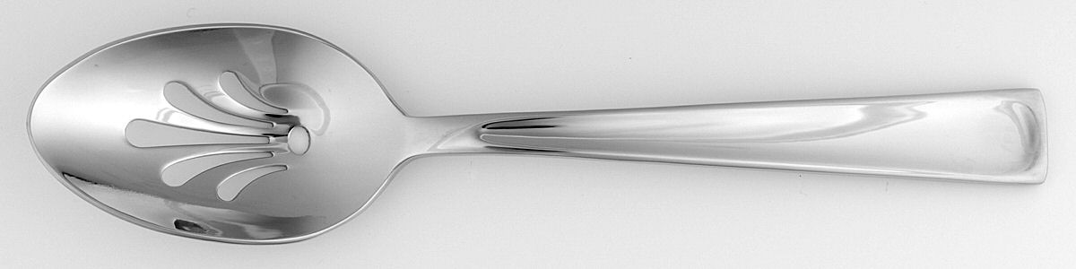 Sterling (Stainless) Pierced Tablespoon (Serving Spoon) by Wedgwood Silver-1