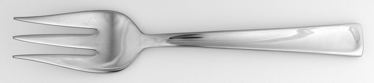 Sterling (Stainless) Medium Solid Cold Meat Serving Fork by Wedgwood Silver-1