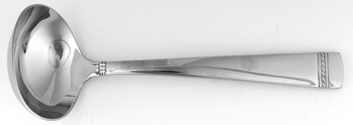 With Love (Stainless) Solid Gravy Ladle by Wedgwood Silver-1