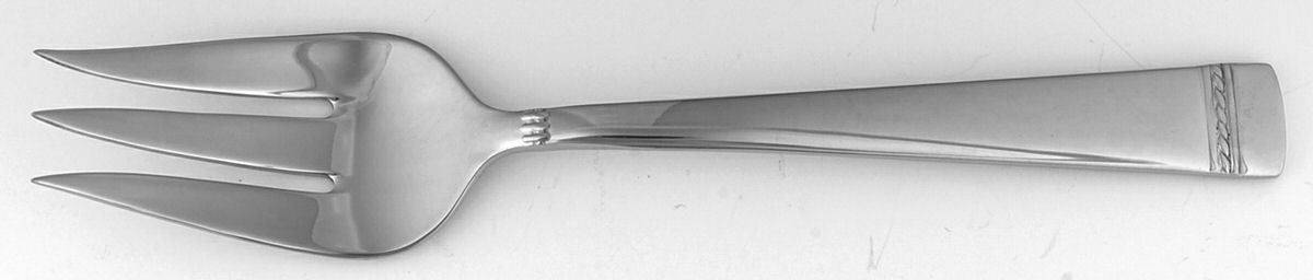 With Love (Stainless) Medium Solid Cold Meat Serving Fork by Wedgwood Silver-1