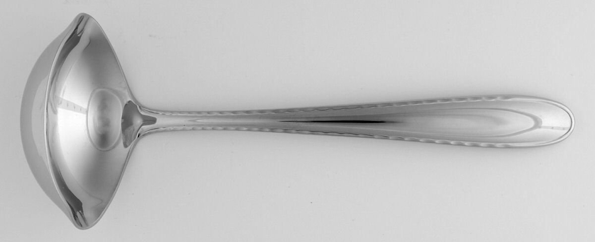 Curtain Call (Stainless) Solid Gravy Ladle by Wedgwood Silver-1