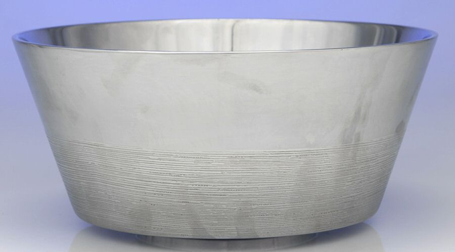 Vesta (Holloware) 11" Round Bowl by Wedgwood Silver-1