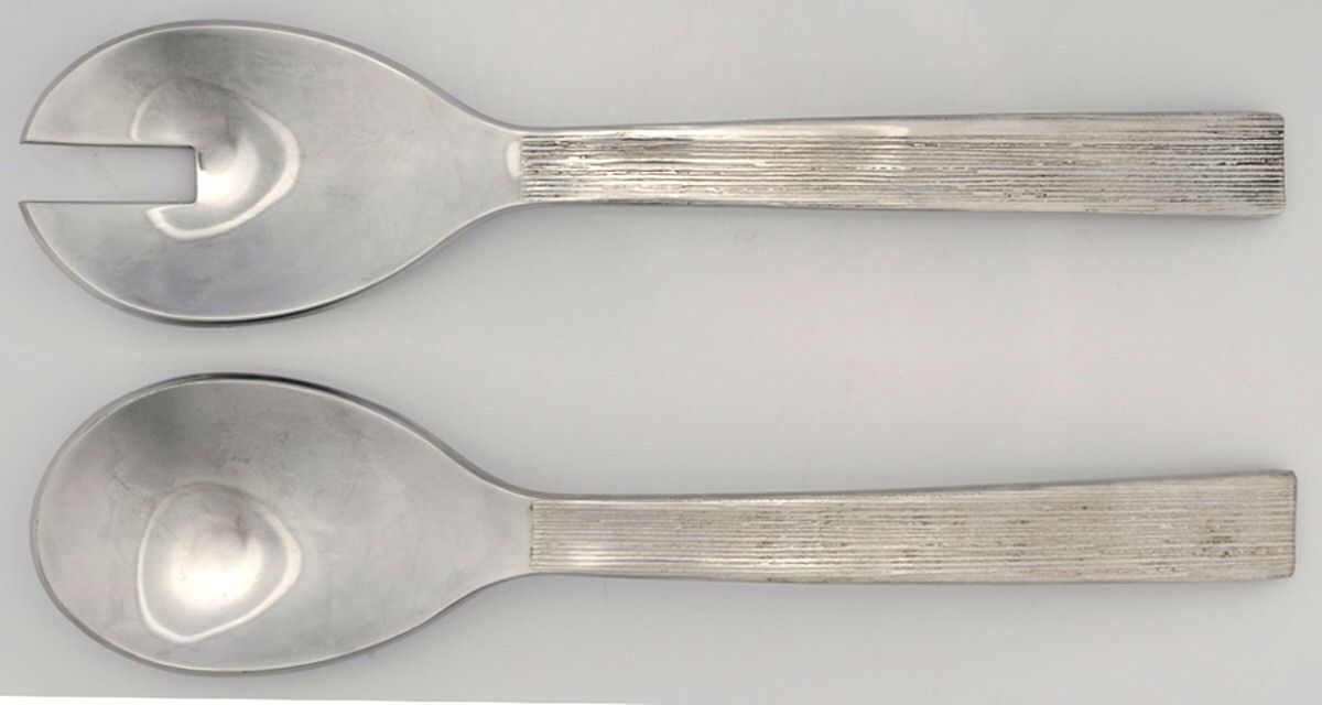 Vesta (Holloware) (2 Pc) Solid Salad Set by Wedgwood Silver-1