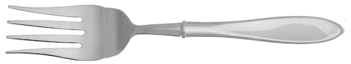 New Oberon (Stainless) Cold Meat Fork Large, Stainless Tines HC by Wedgwood Silver-1