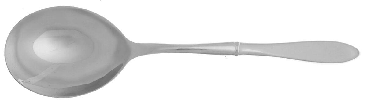 New Oberon (Stainless) Casserole Spoon with Smooth Stainless Bowl HC by Wedgwood Silver-1