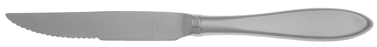 New Oberon (Stainless) Steak Knife Individual Hollow, Serrate HC by Wedgwood Silver-1