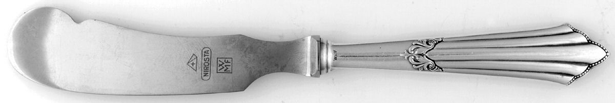 Fan-3(800 Sterling) Butter Spreader Hollow Hdl-Paddle/Stainless Blade by WMF Flatware-1
